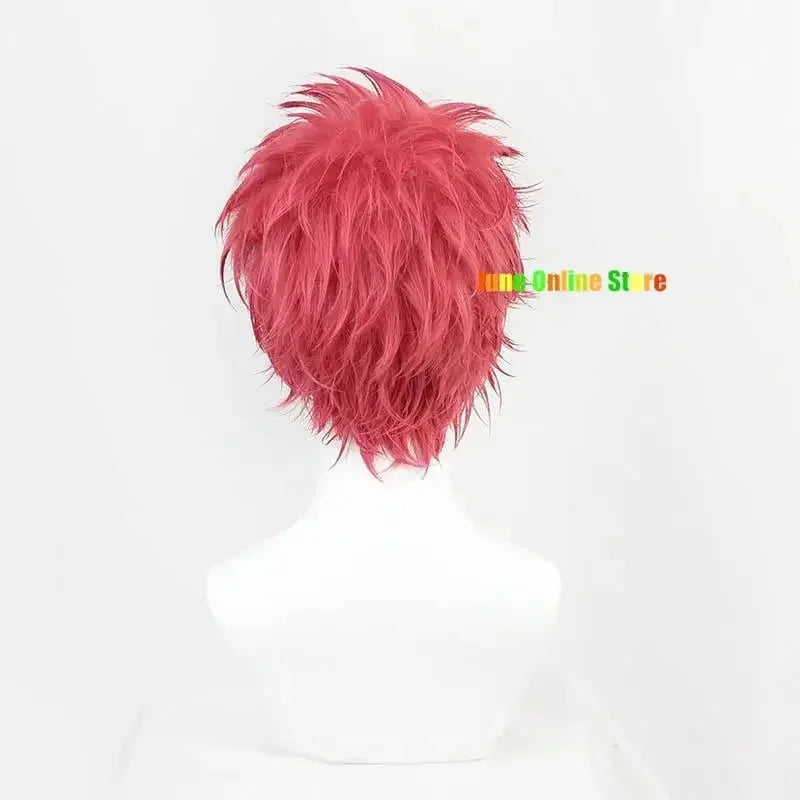 New s8s9 Anime Cosplay Costume Tattoo Gloves Akaza Wig Red Hair Halloween Party Carnival Outfits Wigs ❤2025 ☆