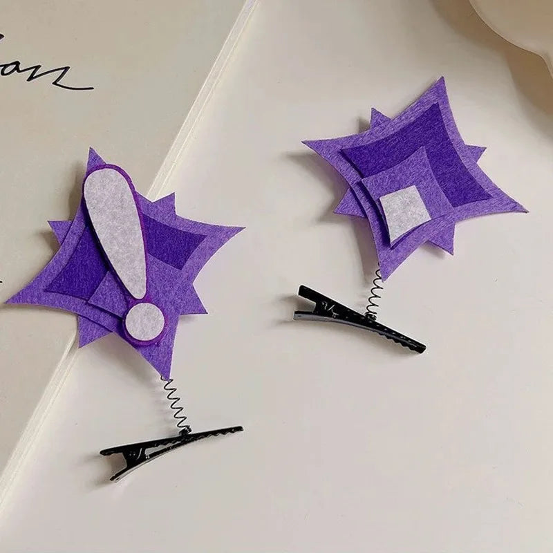 Game Genshin Impact Teyvat Daily Commission Hair Clips Unisex Personality Spring Cute Headwear Jewelry Accessories Hairpin Gifts