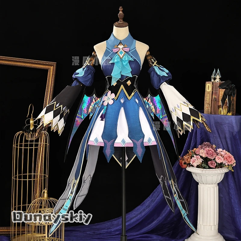 Honkai Star Rail Cerydra Cosplay Costume Cerydra Wig Shoe Dress Uniform Set Halloween Party Disguise for Adult Women Girls