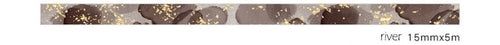15 40mm*5m Coffee Cup Gold Washi Tape