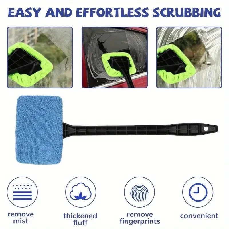 Kit de cepillo limpiador de ventanas de coche, herramientas de lavado de parabrisas Interior