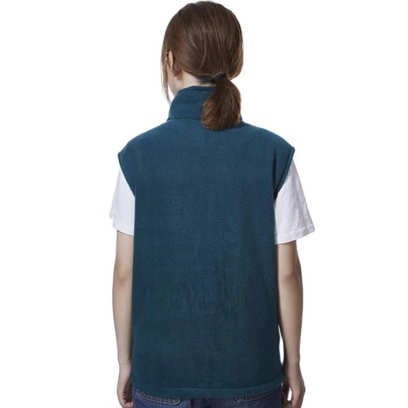 New Fleece Women Vests Autumn Korean Plus size Sleeveless Jackets Ladies Fashion Zipper Casual Waistcoat Female 442