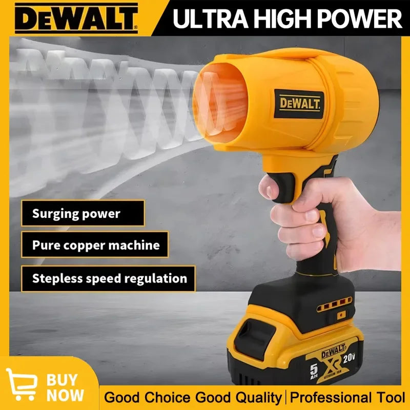 Dewalt 30,000 RPM brushed fan Cordless turbine fan handheld violent fan dryer 20V rechargeable dust-blowing tool 2025 new