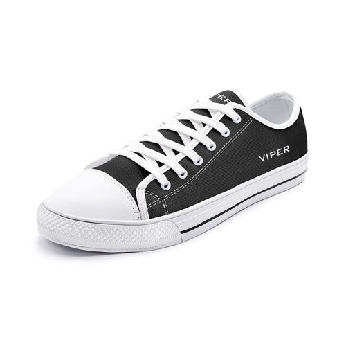 VIPER SHOES STYLE 54TT Low Top Black Canvas Shoes