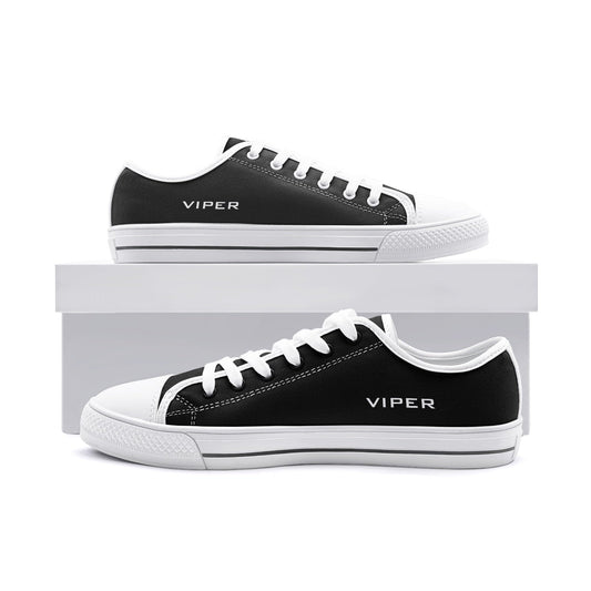 VIPER SHOES STYLE 54TT Low Top Black Canvas Shoes
