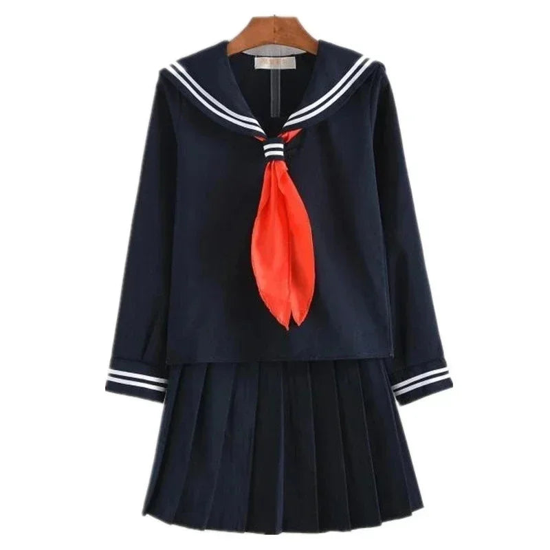 Anime My Hero Academia Himiko Toga Cosplay Costume JK Uniform Skirts Sweater Coat Halloween Christmas Clothes Women Girls