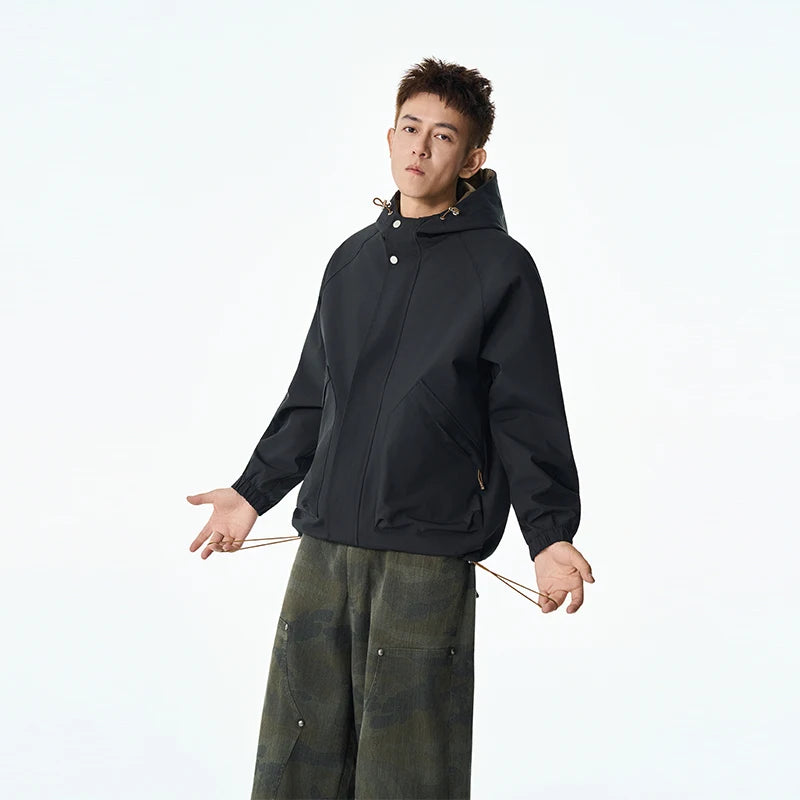 Men's Waterproof Jacket New Workwear Jacket Autumn Thin Long Sleeve Baseball Uniform Cycling Jacket Slim Fit Luxury Clothes