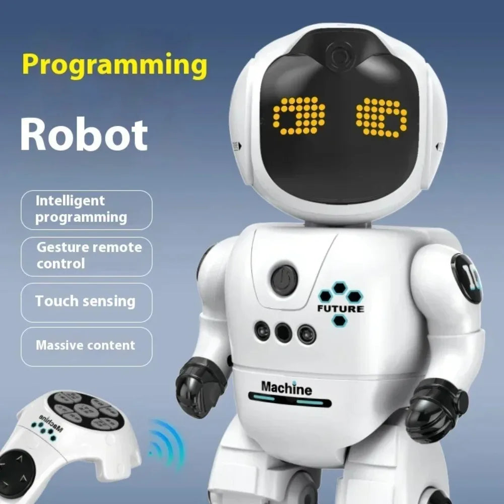 RC Robot Toy Gesture Sensing Programmable Interactive Music Dance Intelligent Remote Control Christmas Birthday Gift for Child