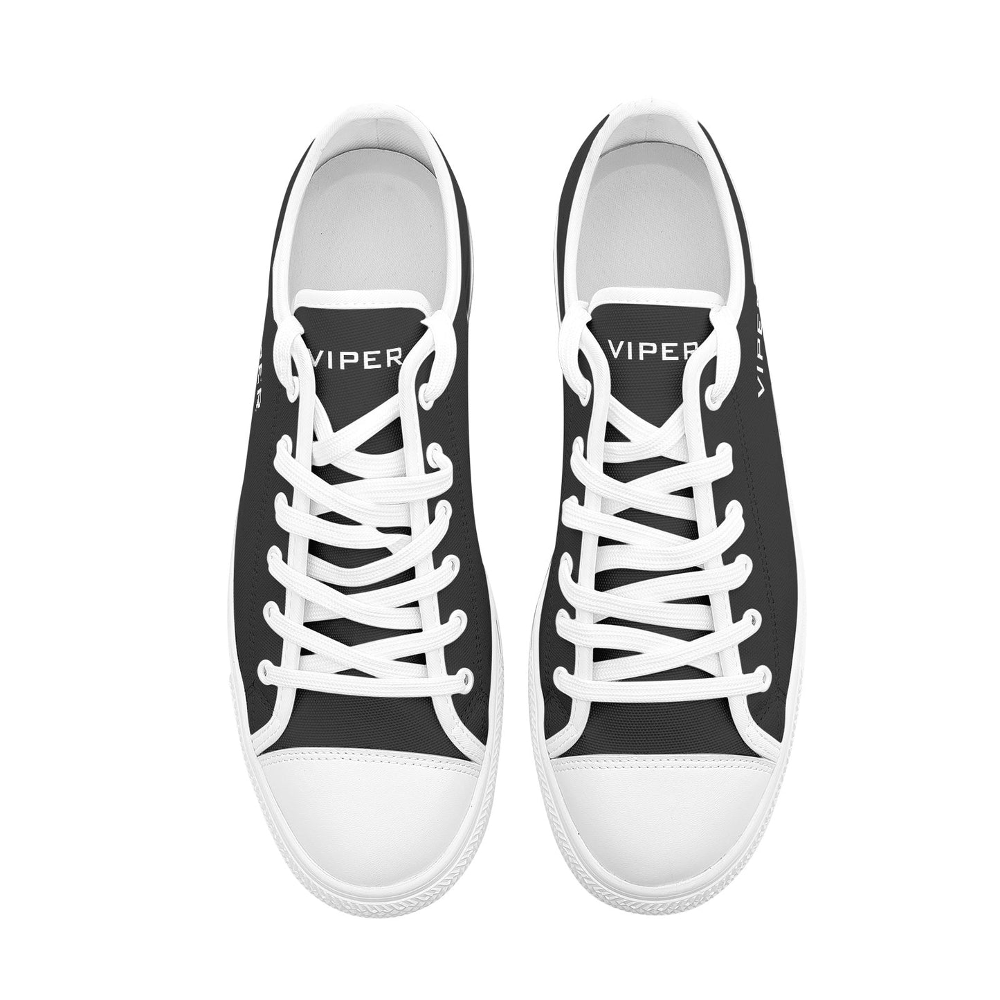 VIPER SHOES STYLE 54TT Low Top Black Canvas Shoes