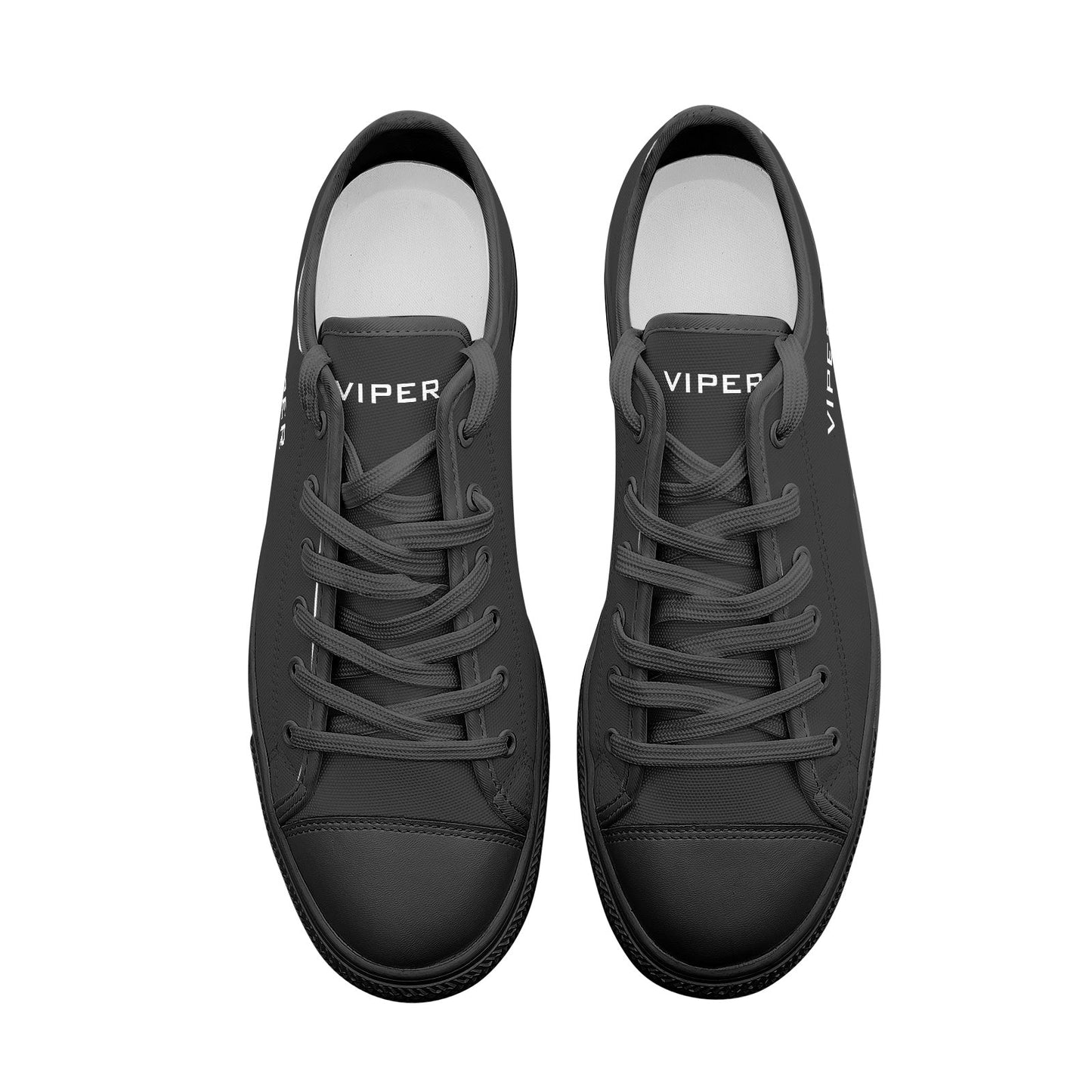 VIPER SHOES STYLE 54TT Low Top Black Canvas Shoes