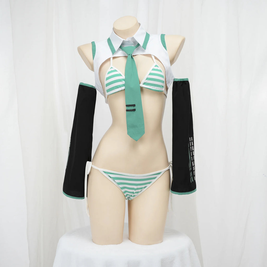 Anime Game Women Sexy Cosplay Suits Costume Girl Halloween Christmas Roleplay Uniforms Bikini Set Idol Cosplay Swimwear Swimsuit