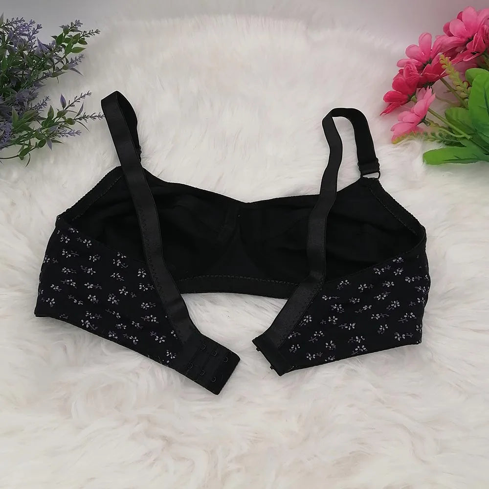 Sexy Lingerie Bra Women's Bra Minimizer Push Up 3/4 cup Wireless soft Bosom cotton Bra plus Size 36 38 40 42 44 46 B C C32