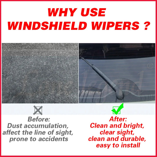 Car Wiper 13" Rear Wiper Blade For Audi Q5 SQ5 8RB 2008 - 2017 Windshield Windscreen Clean Tailgate Window Car Rain Brush 2016