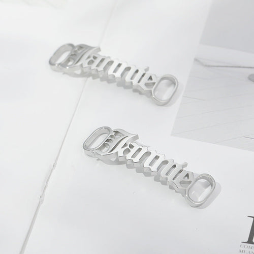 TagMyStep™ – Personalized Sneaker Lace Buckle (1 Pair)