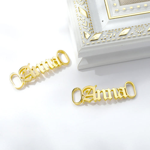TagMyStep™ – Personalized Sneaker Lace Buckle (1 Pair)