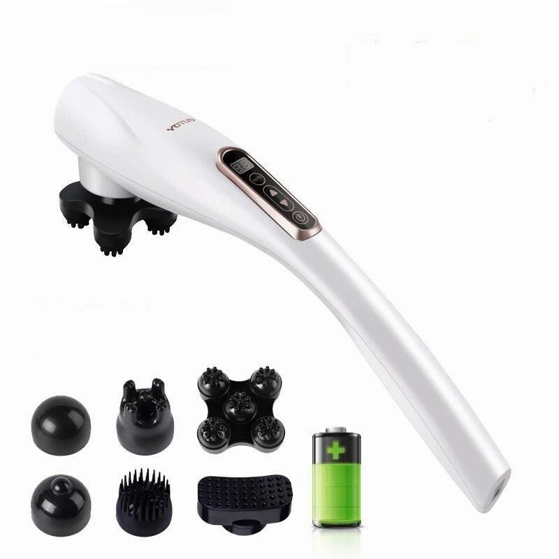 Electric Handheld Massager 6 Head Body Vibrating Massager