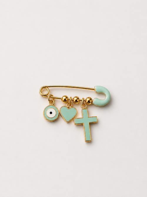 Baby Safety Pin Charm
