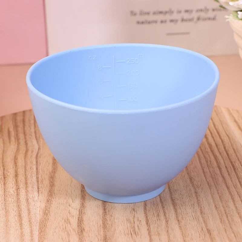 Colorful Silicone Face Mask Bowl Mask Stick Big Face Mask Powder Mixing Bowl Masks Brush Skin Face Care Tool