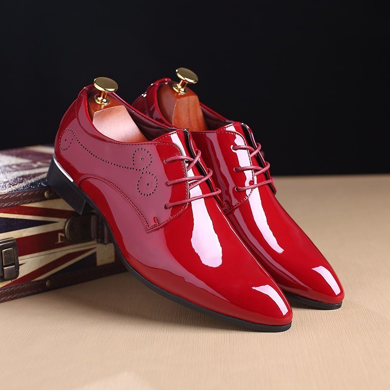 Men Leather Shoes Men Business Casual Dress Shoes Business Casual