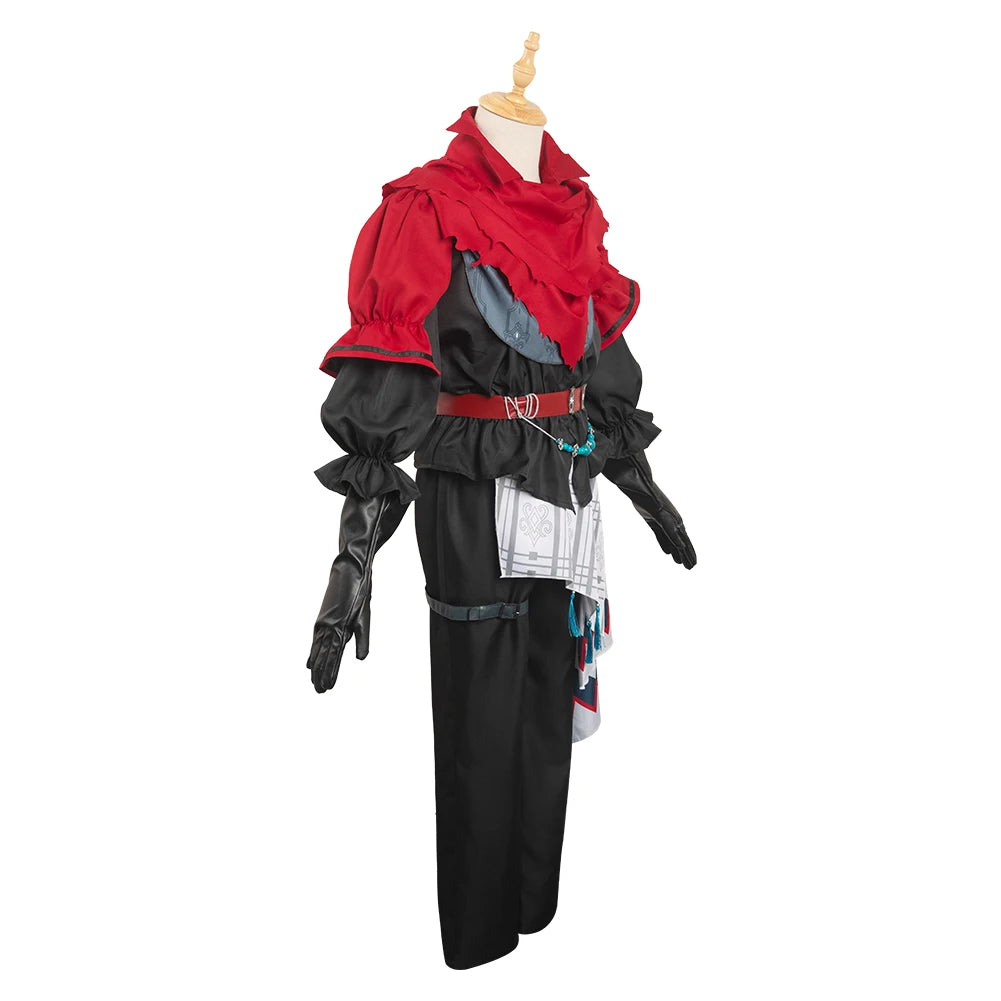 FF16 Joshua Cosplay Costume Men Coat Pants Cloak Outfits Fantasy XVI Fantasia Roleplay Halloween Carnival Party Suit
