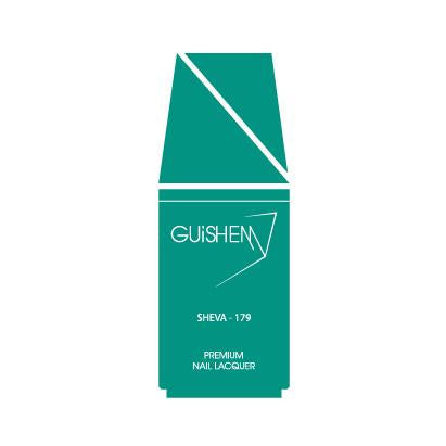 Premium Nail Lacquer, SHEVA - 179, DEEP TURQUOISE CRÈME NAIL POLISH