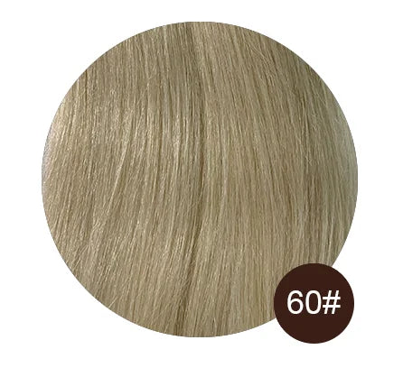 Straight Silk Top Base Topper Swiss Lace Clip In  Women Toupee With Bangs Breathable 100% Real Human Hairpiece Blonde Color Wigs
