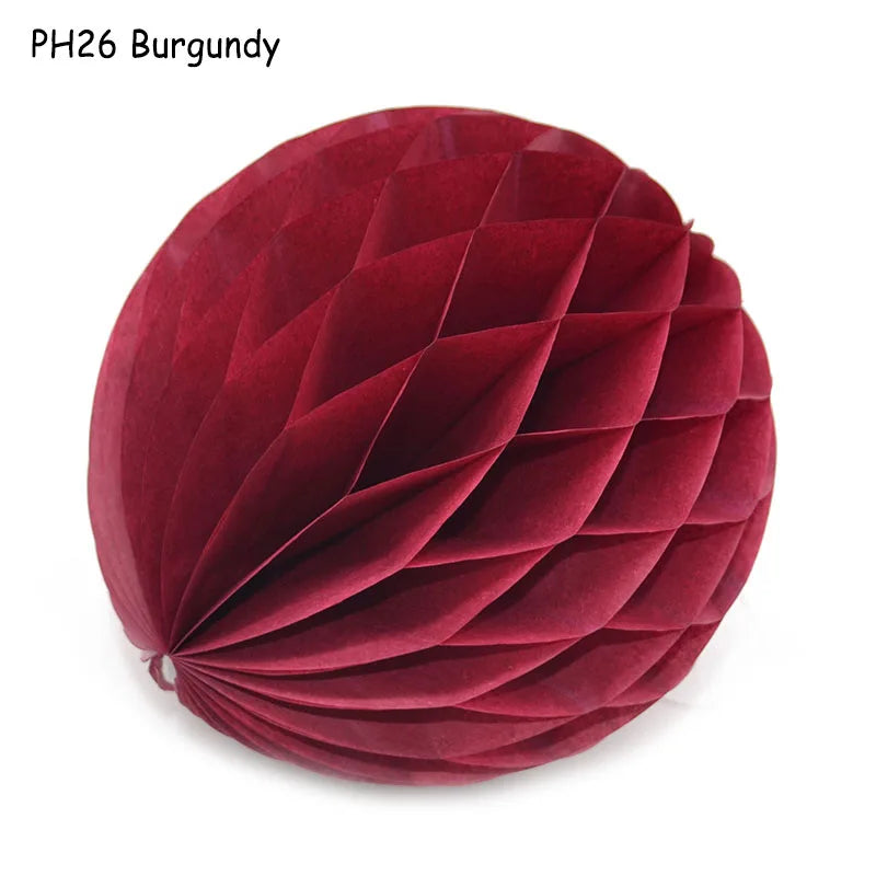 5pcs/lot 10/15cm Decorative Paper Honeycomb Ball Pastel Flower Wedding Kid Birthday Party Decoration Baby Shower Supplies8Z