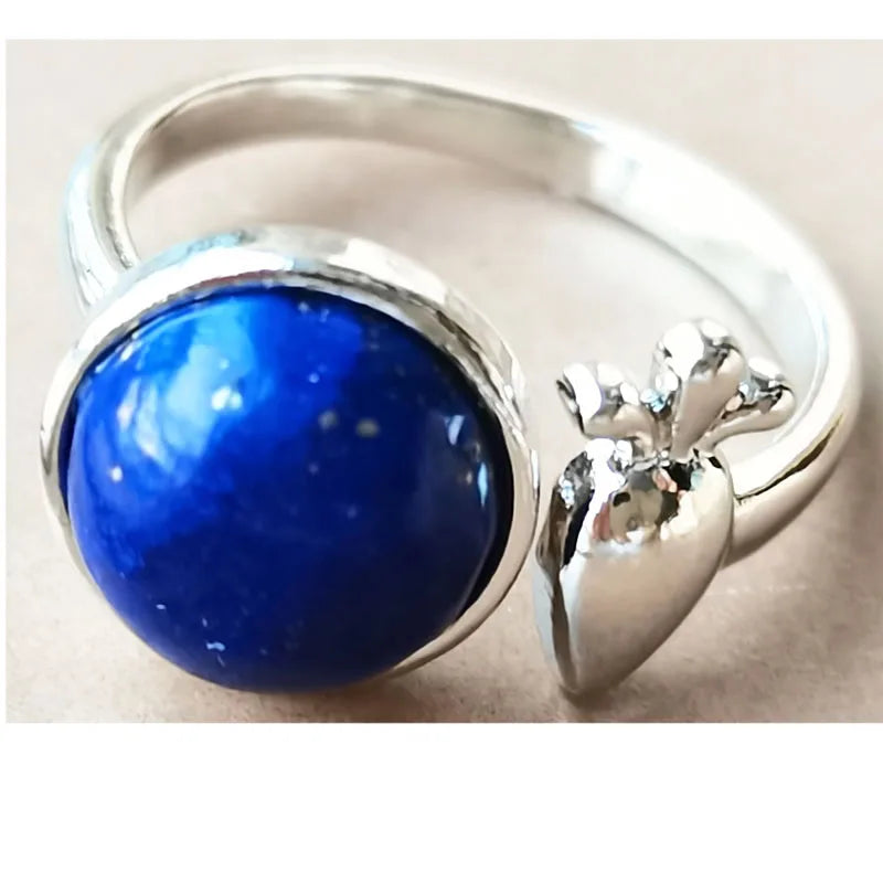 Lapis Lazuli bead Ring PWB1174
