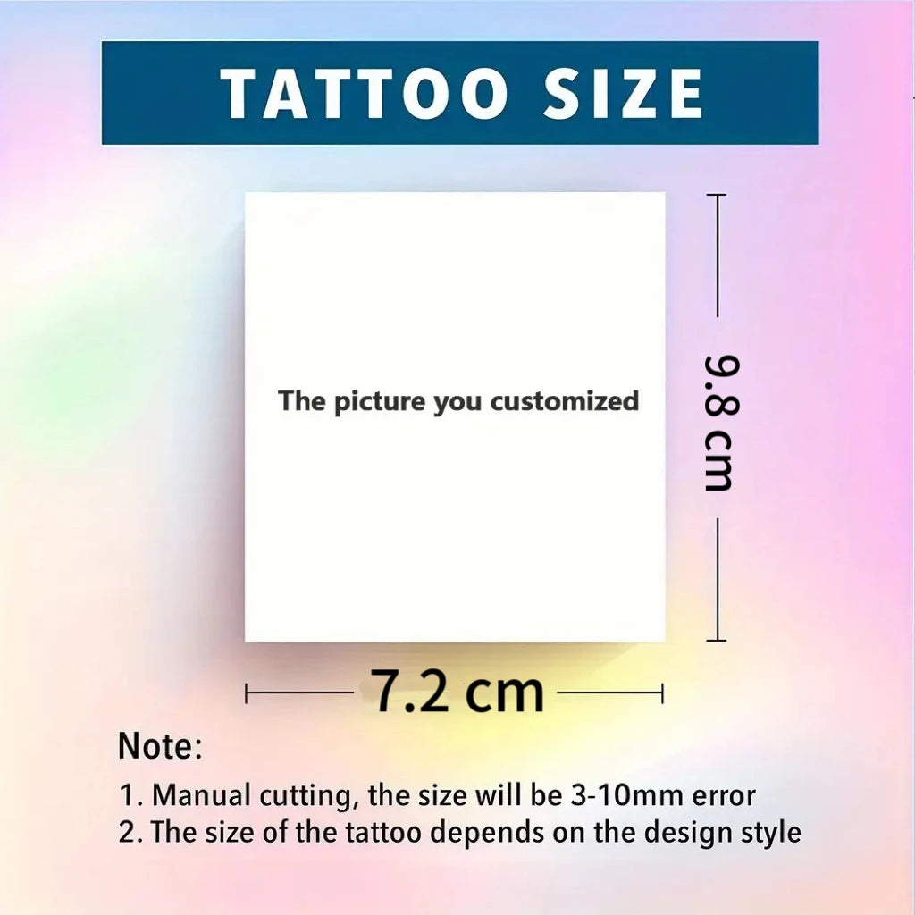 40PCS Customizable wedding temporary tattoo sticker personalized couple lover Proposal Bride groom decoration dressing up marrym