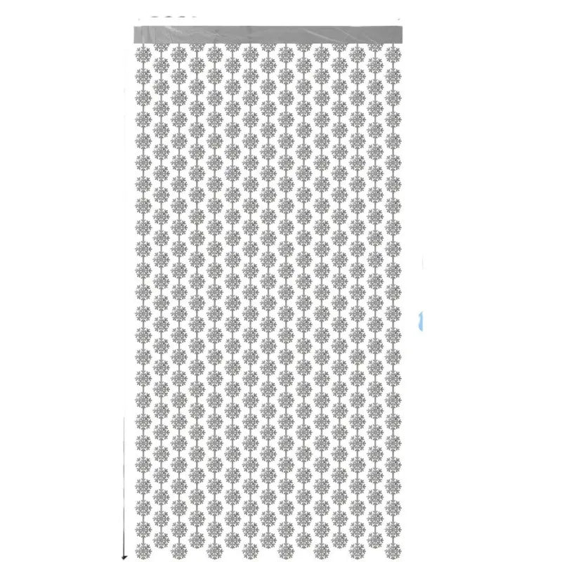 Iridescent Laser Snowflake Rain Foil Curtain Hanging Party Backdrop Decoration for Christmas Party Winter Party Background Decor