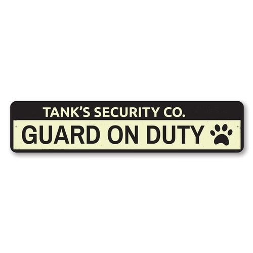 Security Company Pet Sign