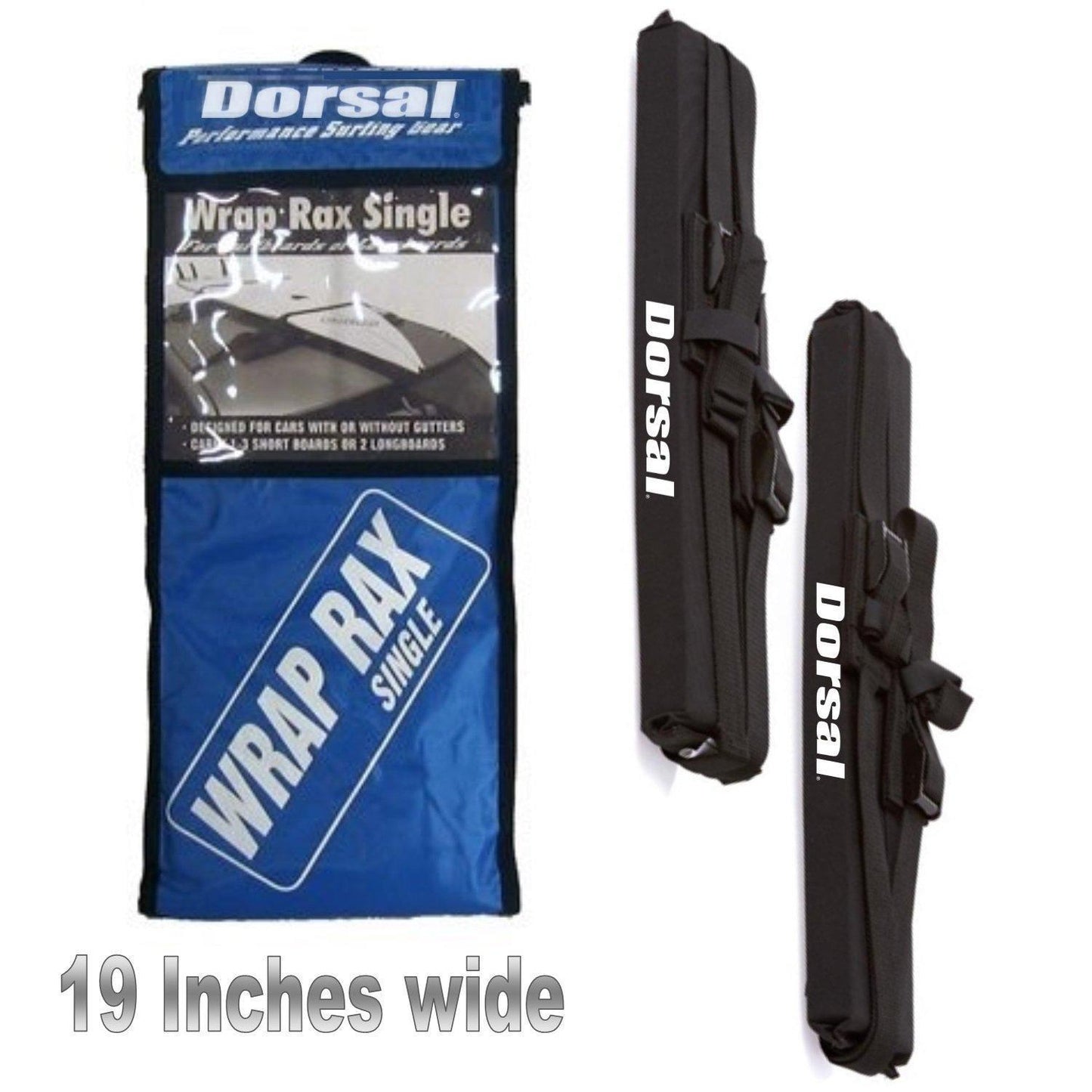 DORSAL Surfboard Car Soft Racks - Padded System, Easy Setup Any Car,