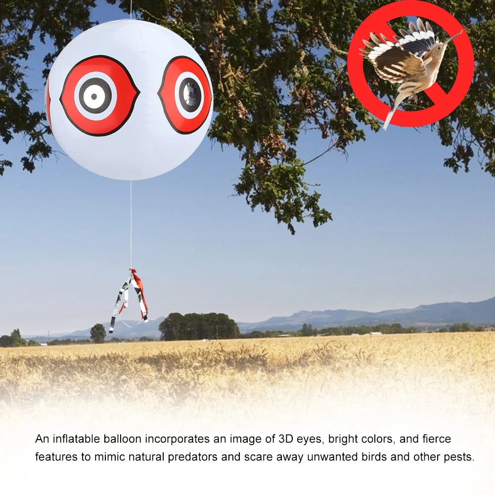 Terror Inflatable Bird Scare Balloon Bird Repellent Predator Balloon