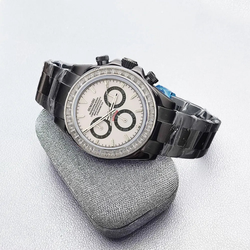 4613 WATCH man sapphire Glass GEM customized automatic mechanical watch 39.3mm  7750Amovement chronograph watch Waterproof 10ATM