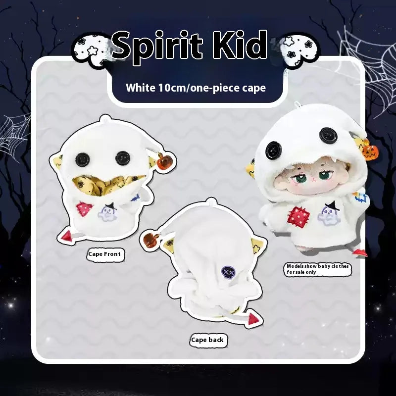 Only Clothes Original Ghost Ghost Cotton Doll Dress 10/15/40cm Doll No Attribute Cute Fashion Clothes Halloween Hoodie