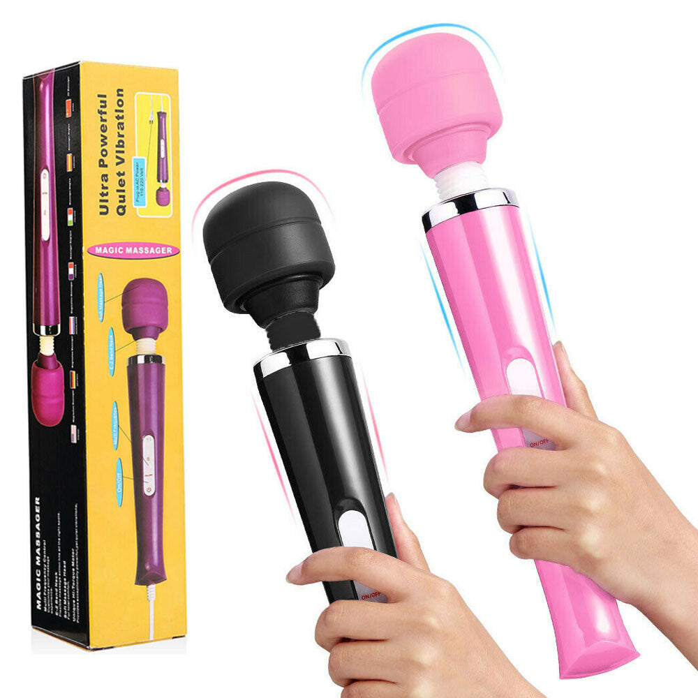 Handheld Massager 20 Speed Wand Vibrating Massage Magic Full Body