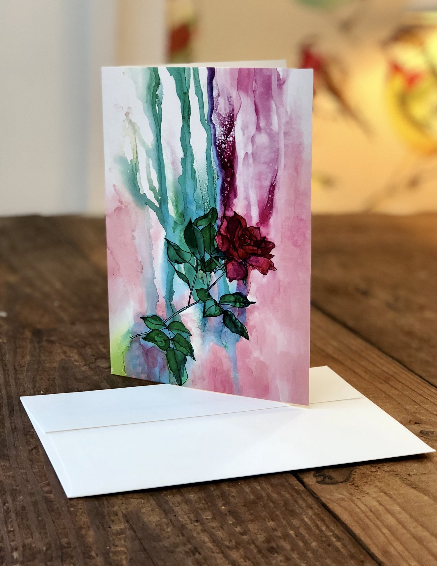 Rose from My Mother's Garden : Greeting Card