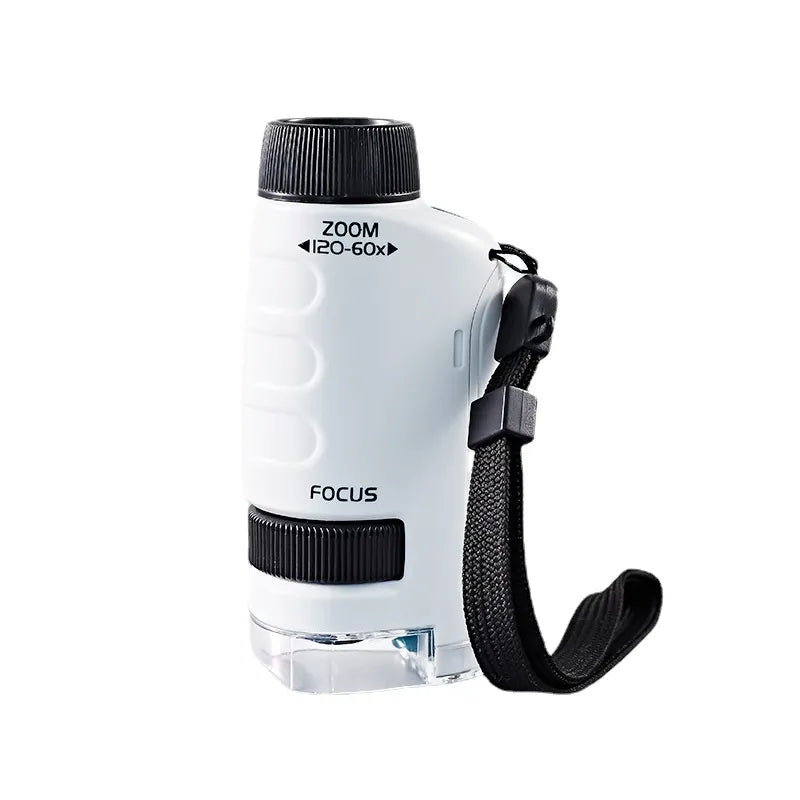 Kids Educational Pocket Handheld Microscope with LED Light