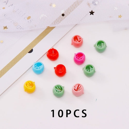 1Set Girls Cute Colorful Cartoon Small Hair Claws