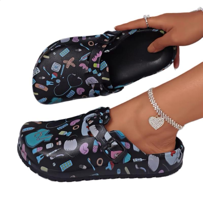 Nurses Shoes Platform EVA Clogs Mules - Lightweight Women Girls Slides