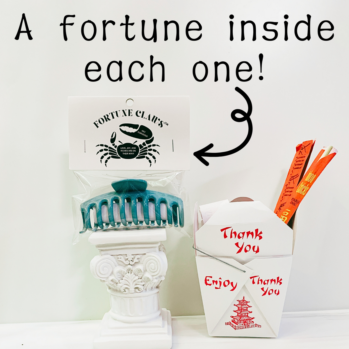 Fortune Claws™ Hair Claws | Unique Fortune Inside | Single or Gift