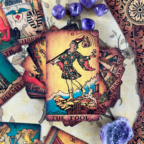 The Smith-Waite Tarot Borderless Vintage