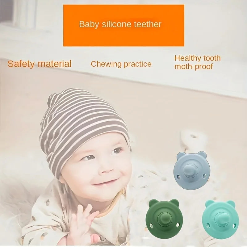 Pacifier Soft, Coaxing Sleeping Toy Pacifier Universal Type, New Year's Gift. Christmas, Halloween, Thanksgiving Gift. Pacifier