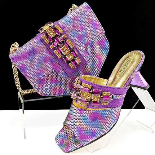 Glamoré™ – Camouflage Heels & Clutch Set