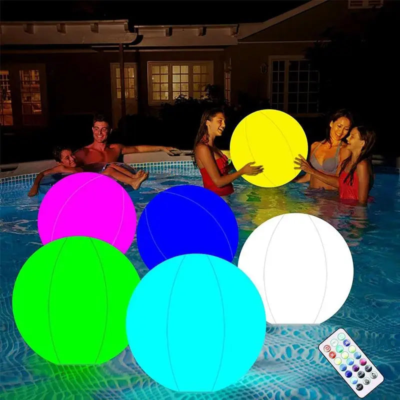 Pool Balloon Big Shiny Ball Large Inflatable Bright Lights Led Ball Light Ball Led Balloon Large Inflatable Blow Up Beach Large