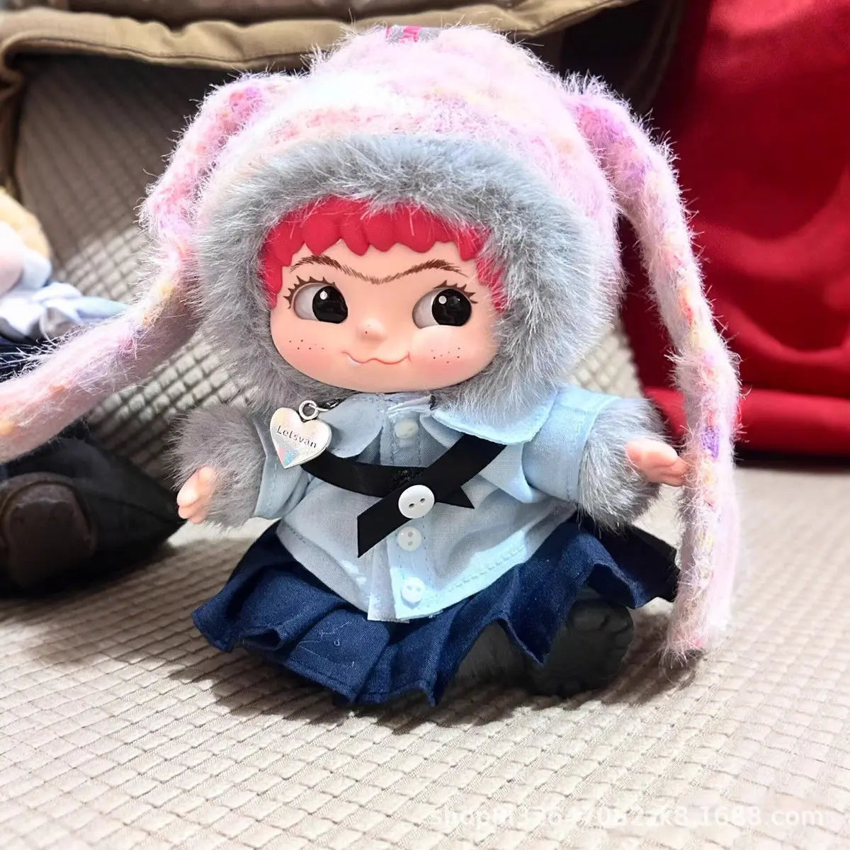 【Only clothes】 Suitable for 20cm Wakuku Baby Clothes Trendy Party Bibs Cotton Dolls Blind Boxes Plush Toys and Clothing