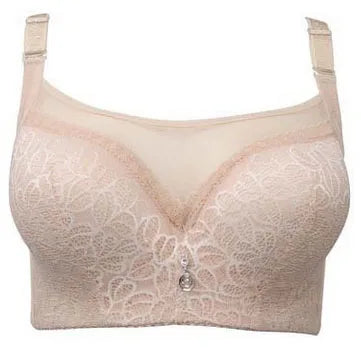 Full Coverage Lace Sexy Bra Women Solid Push Up C D DD E F Cup Bralette Big bust 34 36 38 40 42 44 46 Top Lingerie Exotic C3312