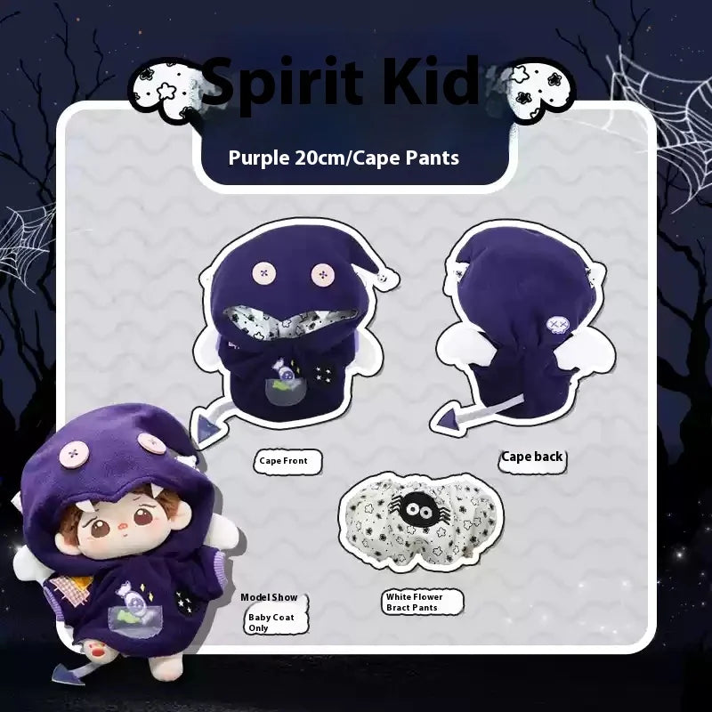 Only Clothes Original Ghost Ghost Cotton Doll Dress 10/15/40cm Doll No Attribute Cute Fashion Clothes Halloween Hoodie