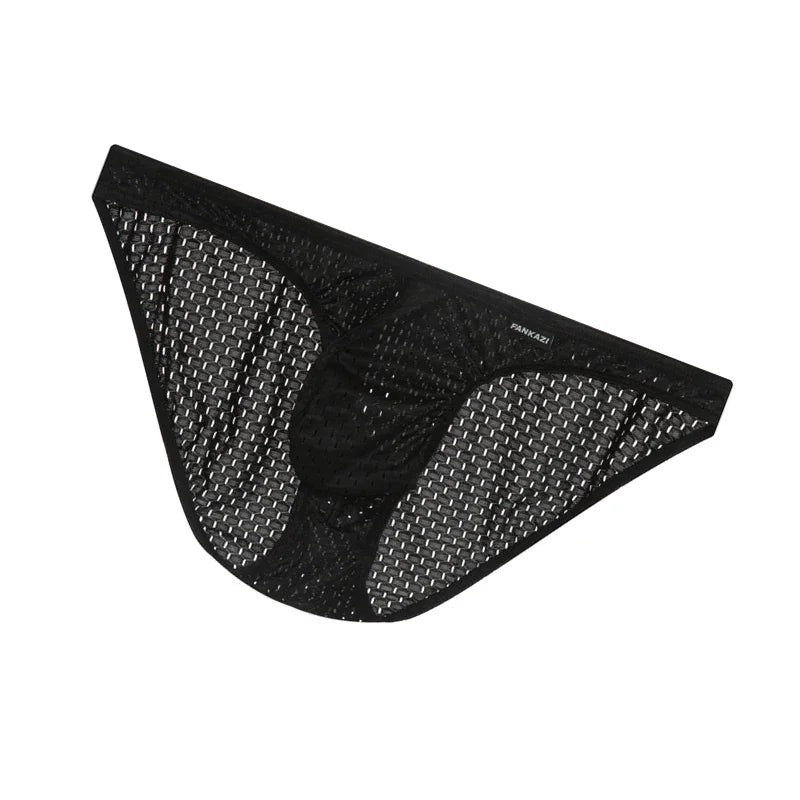 Men Underwear Sexy Men Mesh Briefs Underpants Breathable Soft Male Panties Cuecas Calzoncillos U Pouch Men's Lingerie Jockstrap