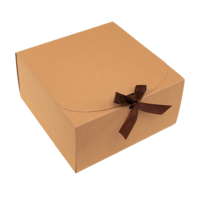 StoBag 5pcs White/Pink Gift Box Wedding Birthday Party Favors Clothes Storage Handmade Cookies Packaging Support Customization
